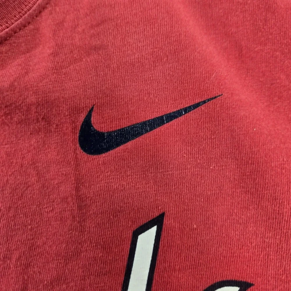 Nike T-Shirt Youth XL Red Washington Nationals Baseball Short Sleeve Tee (T7)